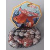 20 billes + 1 calot Poisson Rouge