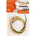 Scoubidous, 10 brins, brins de 80 cm de long