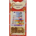 Set de pièces et billets pour jouer à la marchande, monnaie en euros