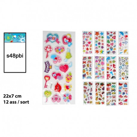 Stickers dorés papeterie, 22 x 7 cm