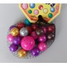 20 billes, 1 calot Candy, billes 16 mm de diamètre, calot 25 mm