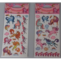 Tatouage, Tatou licorne-flamant rose