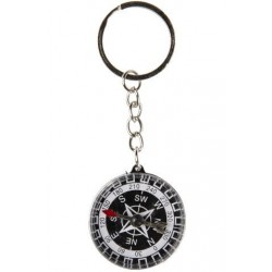 porte clé boussole 3,5 cm de diamètre