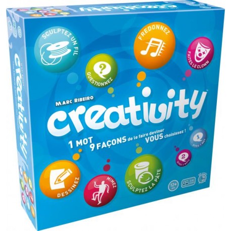 Creativity : 1 mot, 9 façons de le faire deviner : vous choisissez !