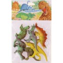 Dinosaures grand modèle (x6), dimensions 13 cm environ
