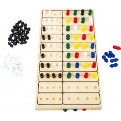 Le code secret, jeu en bois