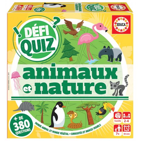 Défi Quizz – Animaux et Nature, Educa Borras