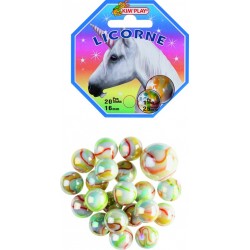 20 billes + 1 calot Licorne
