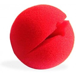 Nez de clown en mousse (x6), 5 cm