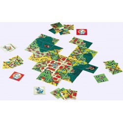 La guerre des moutons, éditions Lui Même : batissez l'enclos réuninssant le plus de moutons