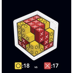 Cube Duel, Smart Games : en solo ou en duel, rouge contre jaune