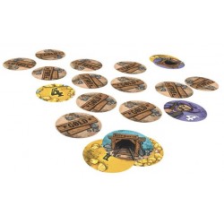 Gold : Retournez 2 cartes. Trouvez de l'or. Déjouez vos adversaires et soyez celui qui extrait le plus d'or de la mine !