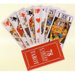 jeu de Tarot, étui de 11,5 x 3 x 6,5 cm