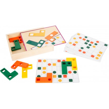Jeu éducatif de puzzle en bois Tétris