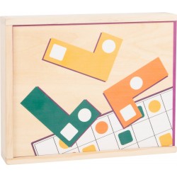 Jeu éducatif de puzzle en bois Tétris