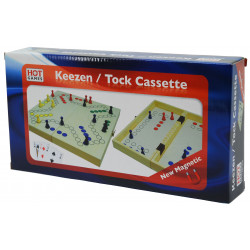 Jeu du Toc, boite en bois 30 cm, magnétique, 2 à 4 joueurs