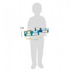 Rummy en bois, nombres à poser