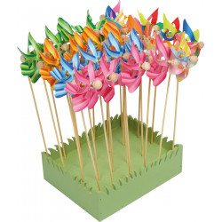 Moulin à vent en bois, éolienne