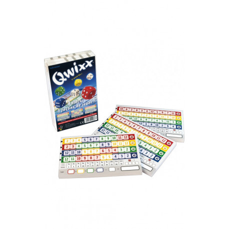 Recharges de bloc score pour le jeu Qwixx, Gigamic