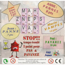 La boite aux Lettres, jeu du Pas : créez le mot permettant de marquer le plus de points possible