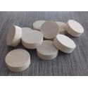 10 palets en bois (charme) pour billard Hollandais, plat, diamètre 3 cm