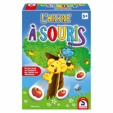 l’arbre à souris, Schmidt éditions : Jeu de réaction coloré familial
