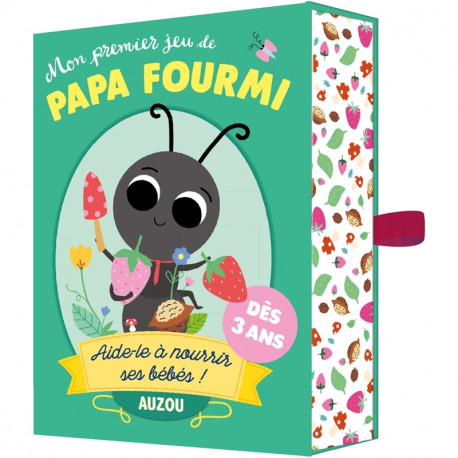 Papa Fourmi, Auzou. Un mémory twisté et coopératif, qui challenge la concentration et la mémoire.