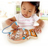 Labyrinthe magnétique en bois poisson, Hape