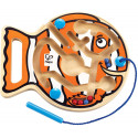 Labyrinthe magnétique en bois poisson, Hape