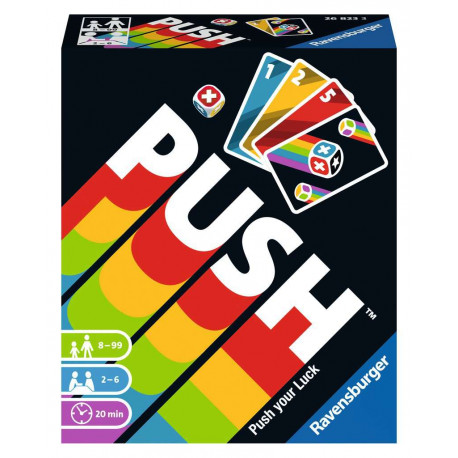 Push, Ravensburger, Jeu d’ambiance pour jouer en famille ou entre amis