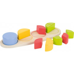 Jeu éducatif Fractions, jeu en bois