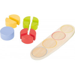 Jeu éducatif Fractions, jeu en bois