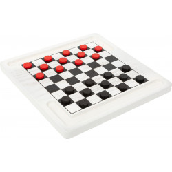 Jeu de Dames et échecs, jeux en bois 2 en 1