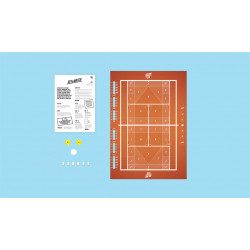 Set et Match : un jeu de pichenette sur un terrain de tennis