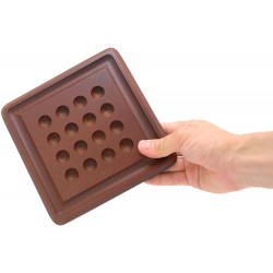 Pylos Mini, jeu en bois, Gigamic : Du haut de cette pyramide !