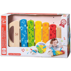 Xylophone arc-en-ciel, jouet en bois Hape