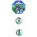 2 Boulards Tigre blanc, diamètre 42 mm