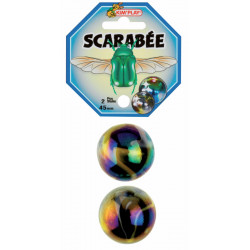 2 Boulards Scarabée, diamètre 42 mm