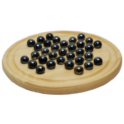 Solitaire en bois, 22 cm de diamètre