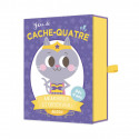 Cache Quatre, Auzou : Un jeu de cartes qui mêle observation et mémoire