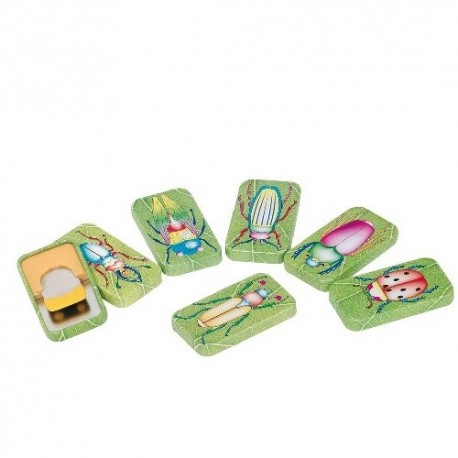 Insecte clac clac en métal  2,5 x 4,5 cm. Clic en métal au dos de l'insecte