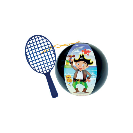 Raquette Ballon Pirates, 20 cm de diamètre