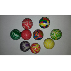 Balle super rebondissante 36 mm, pêche à la ligne, kermesse