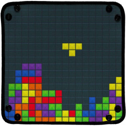 Piste de dés, modèle Tétris, Immersion 21x21 cm