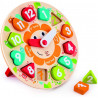 Puzzle horloge en bois, Hape