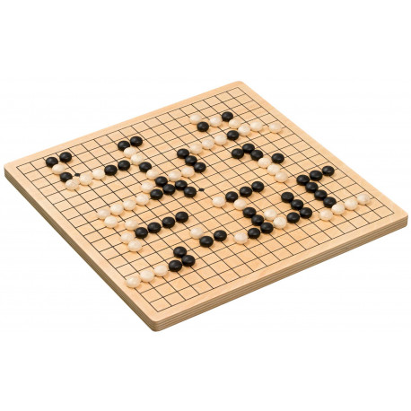 Jeu de Go, 26 x 26 cm, Philos, jeu en bois