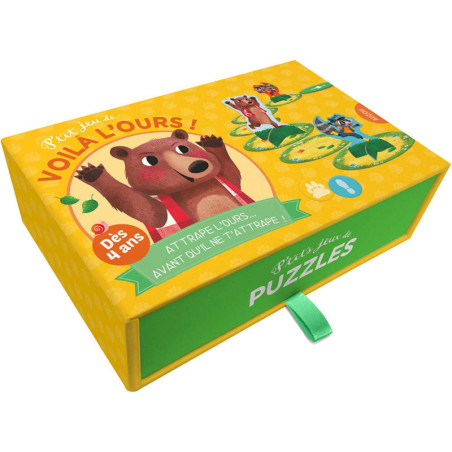 Voilà l’Ours, Auzou : l'ours s'est échappé, il faut le rattraper avant qu'il ne t'attrape !