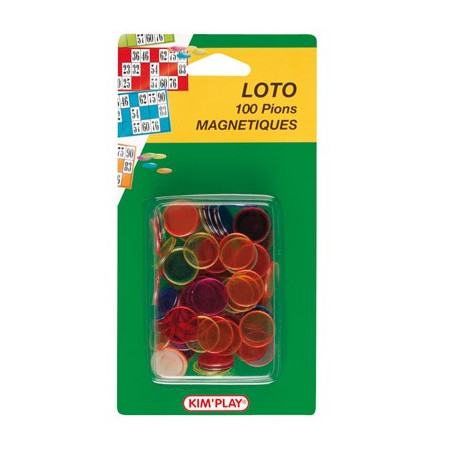 Pions de loto magnétiques (x100)