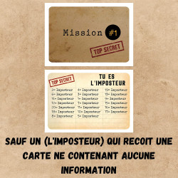L'imposteur, Oh Happy Games : un jeu d'association de mots, de bluff et de suspicion