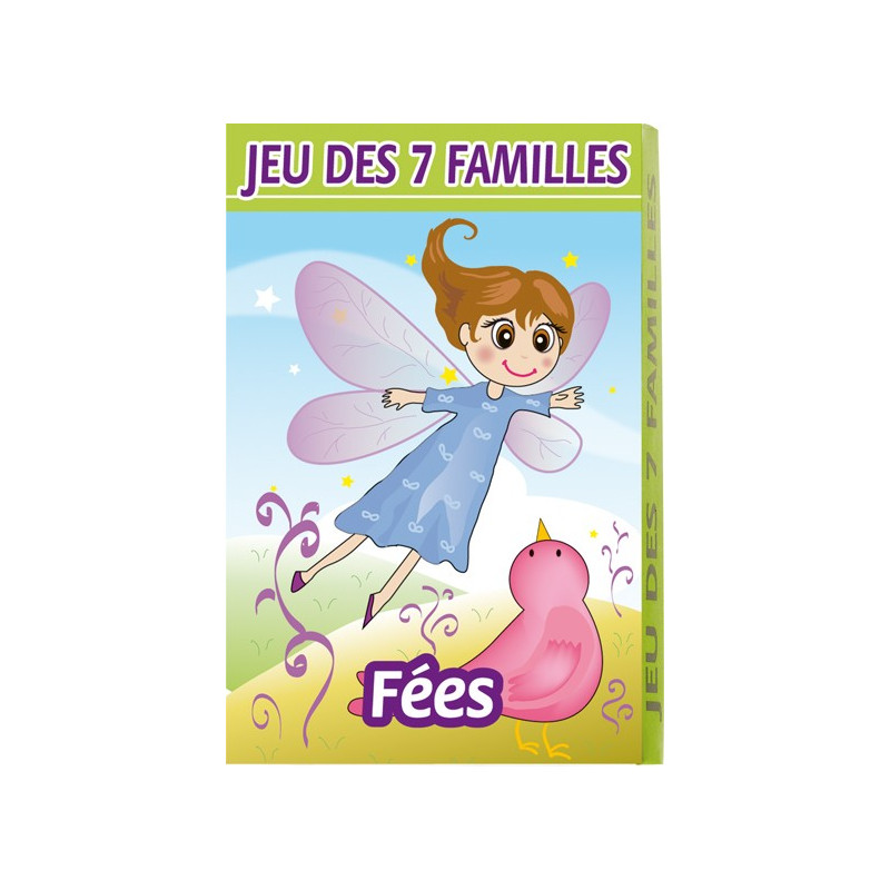 Jeu de 7 familles, conte et histoire, fées